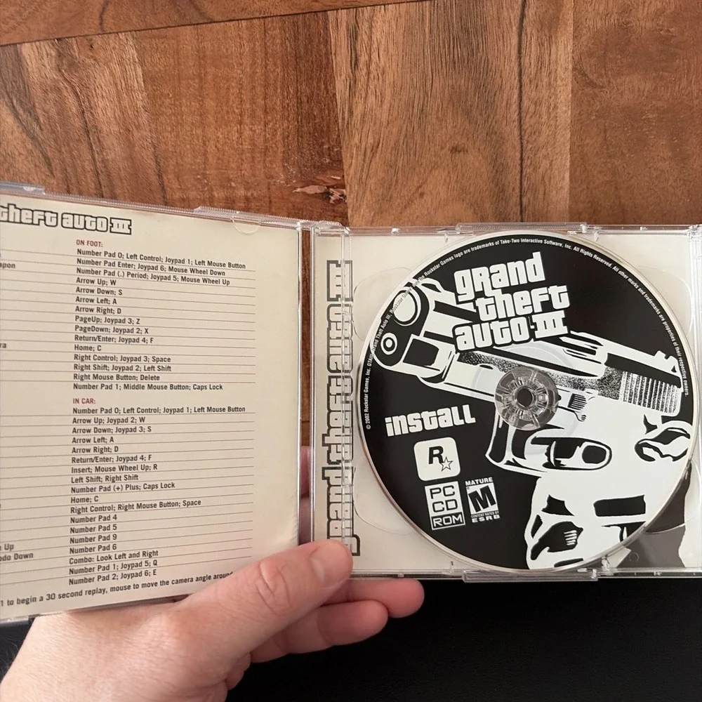 GTA 3 Grand Theft Auto 3 PC - Install Disc ONLY